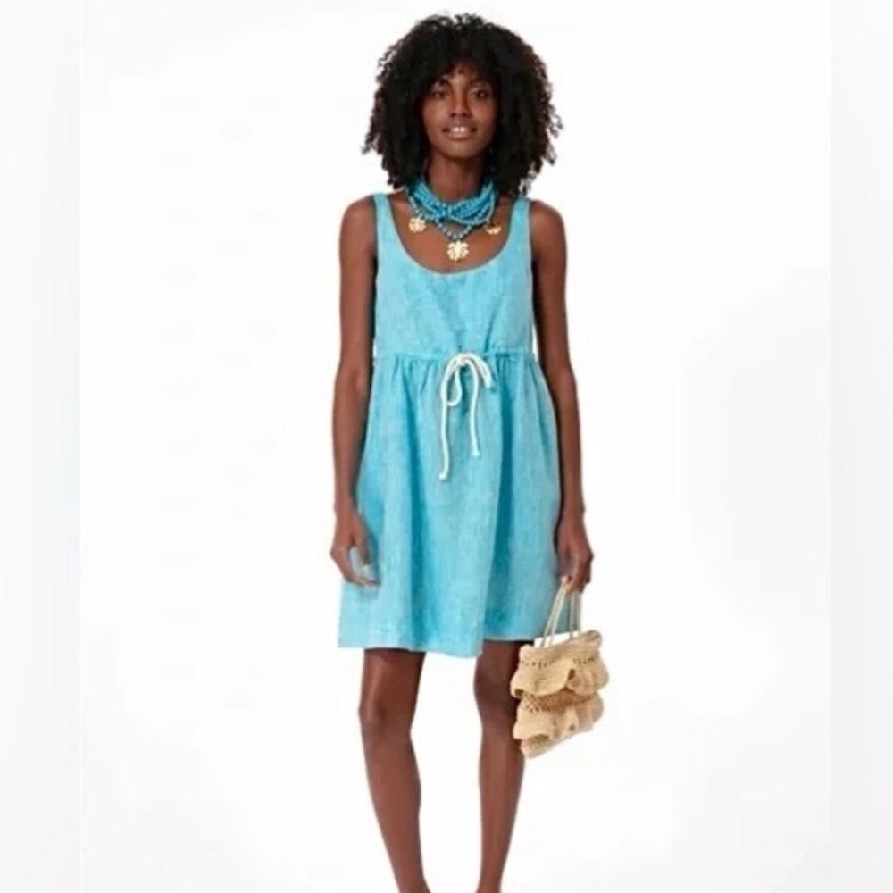 Pomander Place Blue Mini Dress